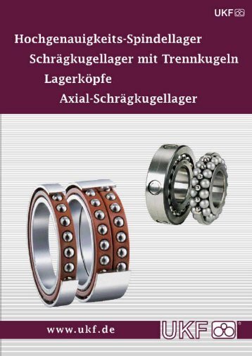 UKF-Lagerkatalog - Spekuma Kullager AB