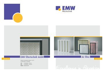 EMW filtertechnik GmbH Air filter - Optar