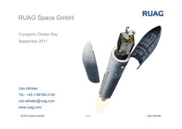 RUAG Space GmbH - the STFC