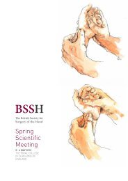 Spring Scientific Meeting - The British Society for Surgery of the Hand