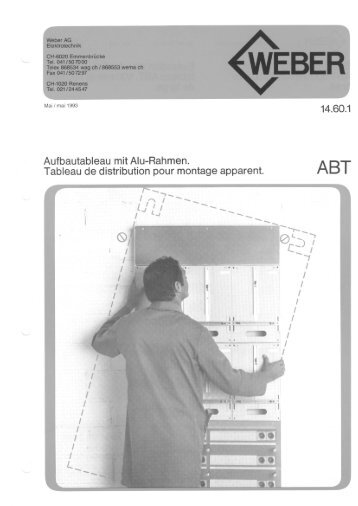 Weber AG Elektrotechnik CH-6020 Emmenbrücke Tel. 041 ... - Hager