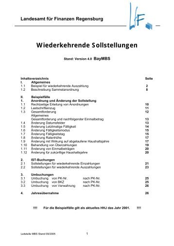 PDF: Arbeitsanleitung - Landesamt für Finanzen -  Bayern