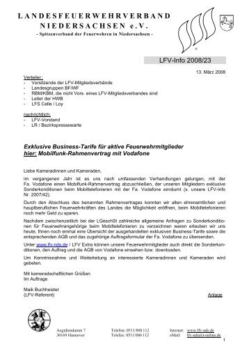 Exklusive Business-Tarife für  aktive Feuerwehrmitglieder hier