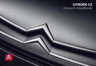 CITROËN C5 Owner's Handbook - Citroen