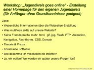 kann nochmals die Präsentation zur Webseitenerstellung am