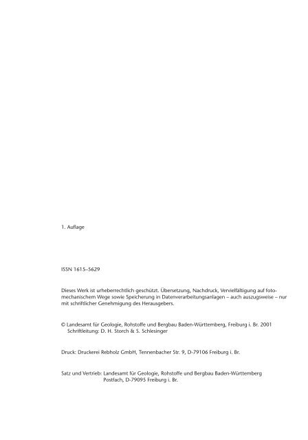 7517 Dornstetten Karte und Erläuterungen - Landesamt für ...