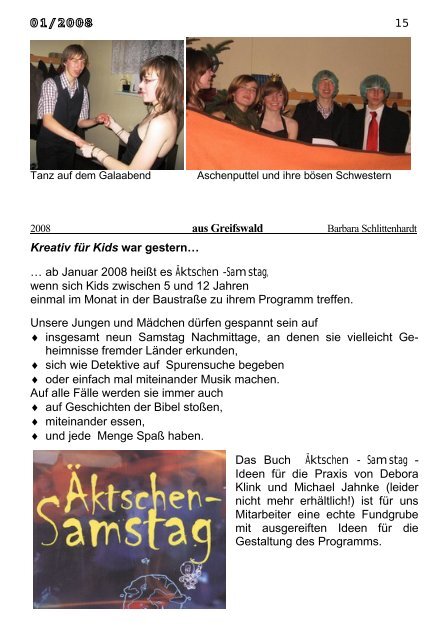 14. Jahrgang Nr.1 / 2008 - Landeskirchlicher Gemeinschaftsverband ...