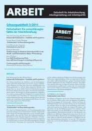 ARBEIT Arbeit ARBEIT - Juristische Fakultät der Ruhr-Universität ...