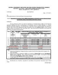 (UDS) of land - Central Government Employees Welfare Housing ...