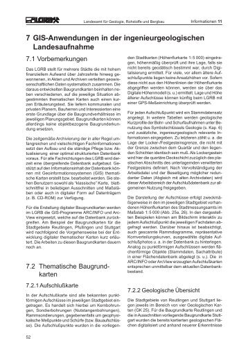 GIS-Anwendung in der ingenieurgeologischen Landesaufnahme