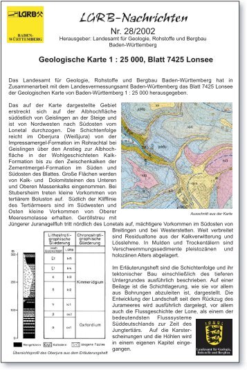 Nr. 28/2002 - Landesamt für Geologie, Rohstoffe und Bergbau