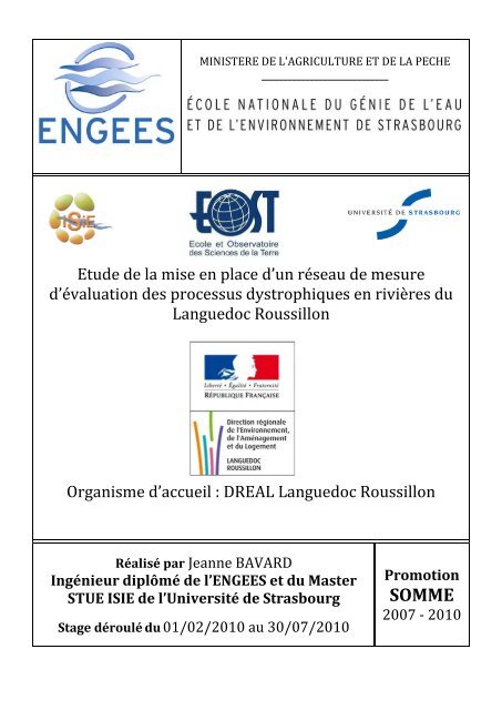 Rapport de stage - DREAL Languedoc-Roussillon