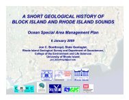 A Short Geological History of Block Island and - Rhode Island Sea ...
