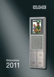 JUNG Bildpreisliste 2011 - Schalter und Systeme - Jung