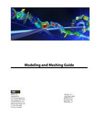 Modeling and Meshing Guide - Ansys