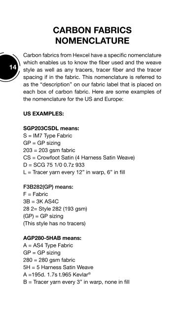 HexForce® US Technical Fabrics Handbook - Hexcel.com