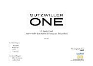 Presentation - Gutzwiller Fonds Management AG