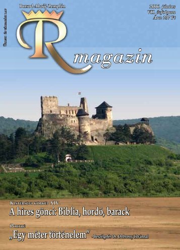 A híres gönci: Biblia, hordó, barack - Royal Magazin