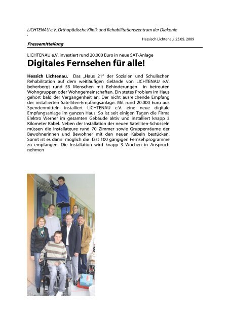 Digitales Fernsehen für alle! - Lichtenau e.V.