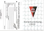 Vereinszeitung 2003 - Lichtenberg