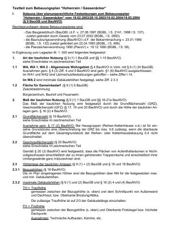 Textteil zum Bebauungsplan ï²Tiefgestade II - Gemeinde Lichtenwald