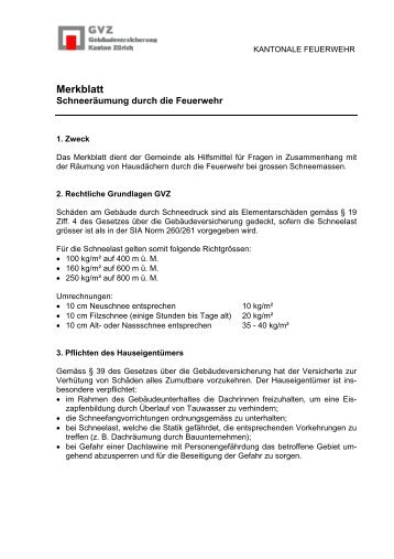 Merkblatt - GVZ