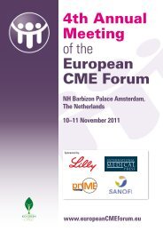 4th Annual Meeting of the European CME Forum