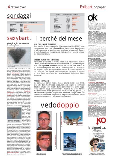 Exibart.onpaper 25 - Eventi artistici in Italia