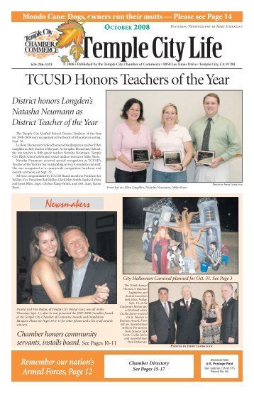 TCUSD Honors Teachers of the Year - Temple City Chamber of ...