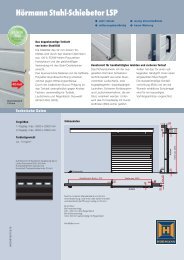 Hörmann Stahl-Schiebetor LSP