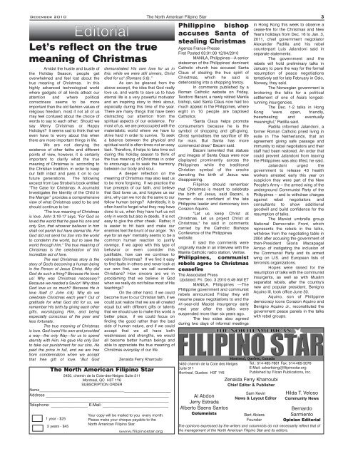 Filipino Star - December 2010 Edition