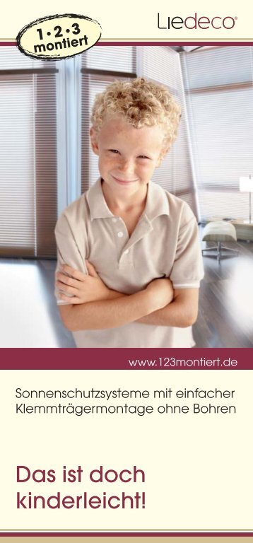 123-montiert â Das ist doch kinderleicht! - Liedeco