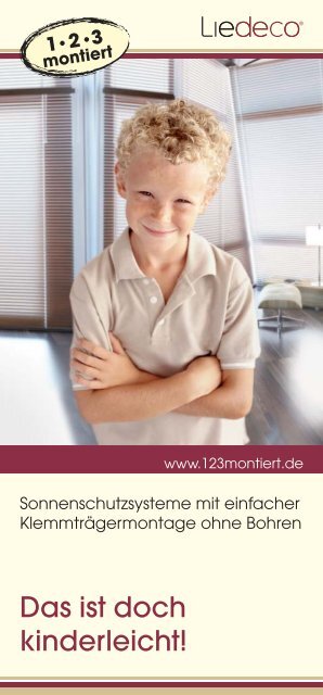 123-montiert â Das ist doch kinderleicht! - Liedeco