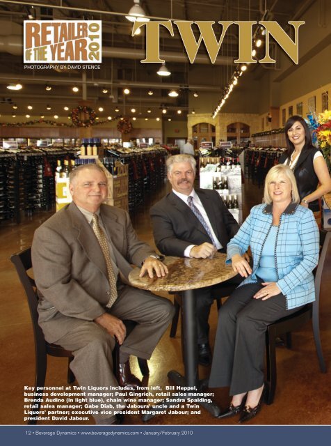 In March, David Jabour stepped up to a - Twin Liquors