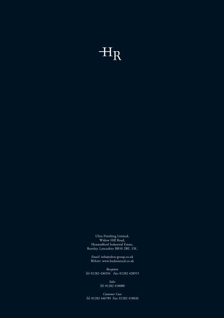 Hudson Reed Brochure - Hudson Reed | Contemporary Taps ...