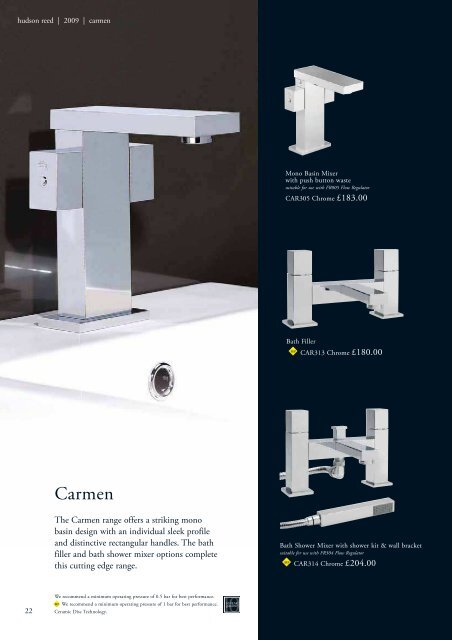 Hudson Reed Brochure - Hudson Reed | Contemporary Taps ...