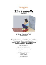 The Pinballs - Taking Grades Publishing Company