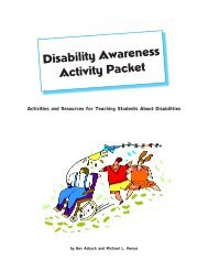 Disability Awareness Activity Packet