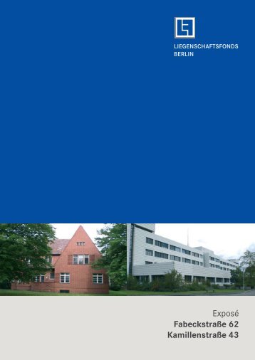 Exposé - Liegenschaftsfonds Berlin