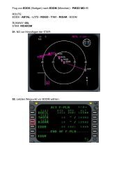 Flugplanung EDDS-EDDM