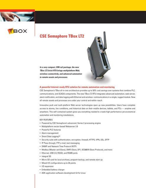 CSE Semaphore TBox LT2