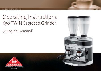 K30 TWIN Espresso Grinder - 1st-Line