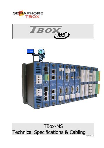 TBox-MS Technical Specifications & Cabling