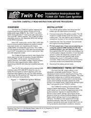 TC88A EX Installation Instructions - Daytona Twin Tec