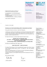Einladung zum ELAS-Selbsthilfetag 2010 in Nackenheim bei