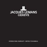 JACQUES LEMANS GENEVE - Jacques-Lemans-Shop