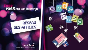 Pour découvrir le réseau des affiliés CADO Pass - Sodexo