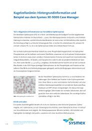 Kugelzellanämie - Sysmex Deutschland GmbH