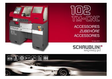 Table of contents - Schaublin Machines SA