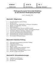 Anlage 3: Module des Bachelor-Studiengangs Soziologie